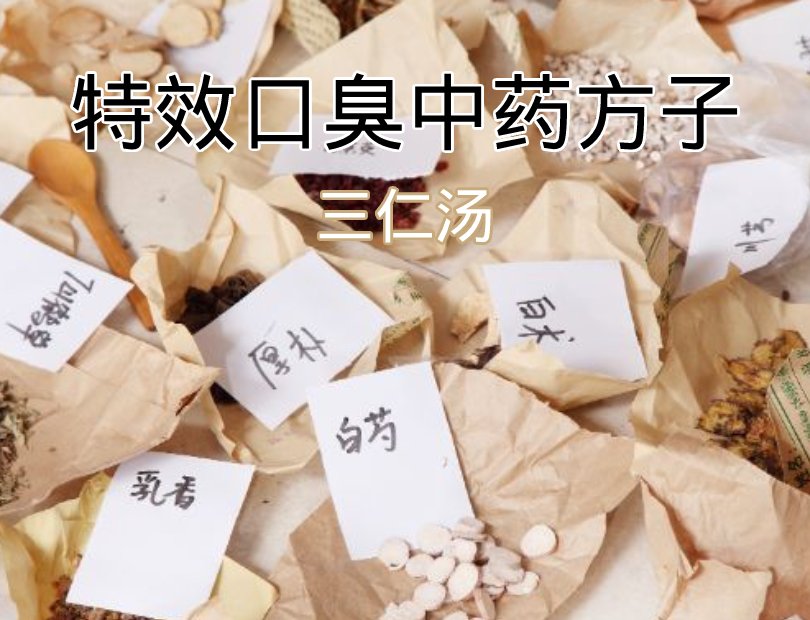 三仁湯口臭方子
